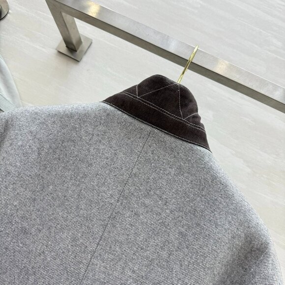 Brunello Cucinelli autumn and winter new wool blend coat - Picture 8 of 16